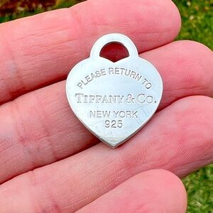 Tiffany & Co. Silver Heart Tag